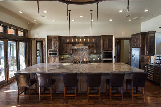 Large Marble Kitchen Island