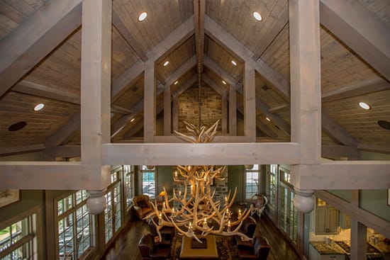 Large Dining Room with Chandelier